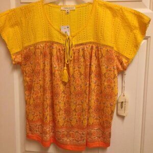 Bright Farmers Market top - NWT